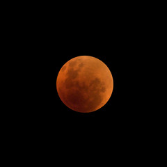 Blood or red moon