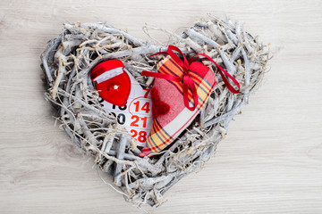 engagement ring, heart, calendar, February 14, a gift for Valent