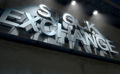 Modern Stock Exchange Signage