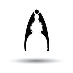 Fototapeta premium Nutcracker pliers icon