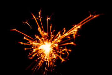 Blurry, abstract style decorative sparkles.