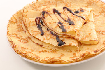 crepe with chocolate