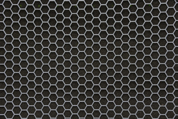 hexagonal grid seamless pattern with small cell.