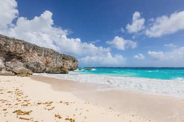 Tropical beach Bottom Bay on the caribbean island Barbados