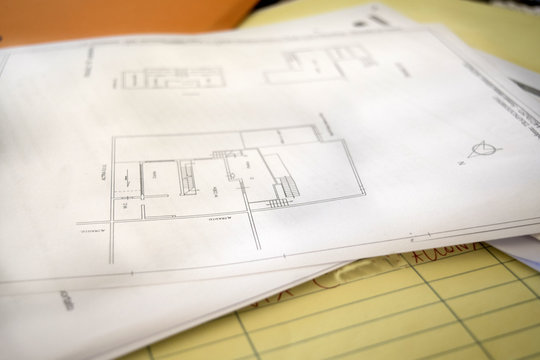 work table of an engeneer