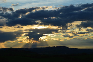 Tramonto tra le Nuvole