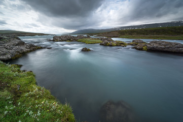 Godafoss river in iceland