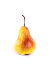 Photo yellow ripe fresh pear 