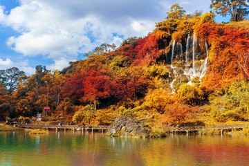 Thararak waterfall baan chedi kho, Mae sot, Tak, Thailand