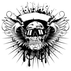 wings skull_var 1