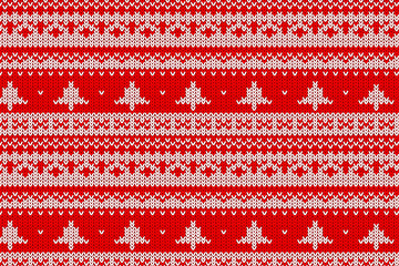 Hipster christmas background texture Scandinavian knitted pattern