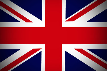 United Kingdom flag illustration symbol. The kingdom