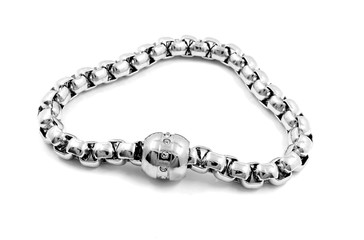 Ladies silver bracelet - Stainless Steel