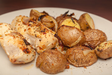 Chicken with potatoes