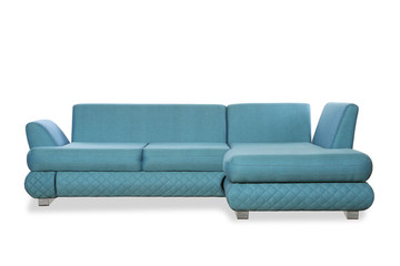 Corner sofa on a white background
