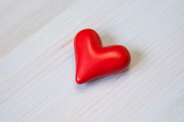 Ceramic red heart