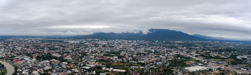 Fototapeta na wymiar Mountain view and Chiangmai