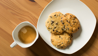 cookies et café