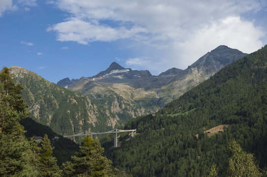 Ganter Bridge on the Simplon Pass