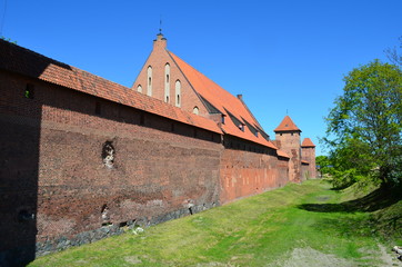 Fototapeta na wymiar Zamek krzyżacki w Malborku/Teutonic castle in Malbork, Pomerania, Poland