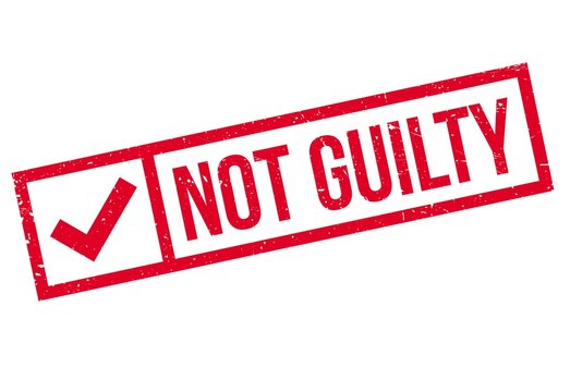 Not Guilty Stamp