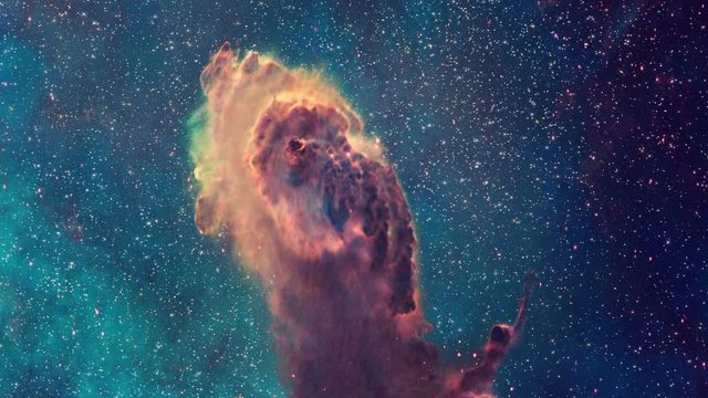 3D Carina Nebula gas jet