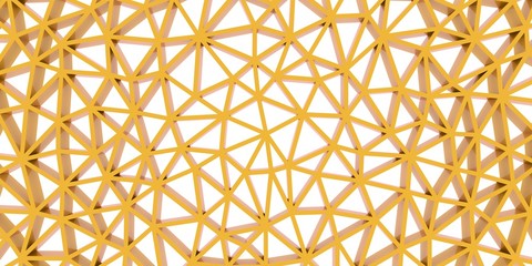 triangle yellow net pattern