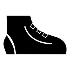 Men sport sneakers icon, simple style
