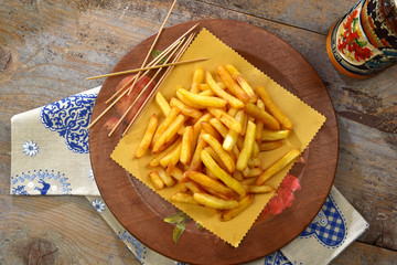 Patate fritte in baita
