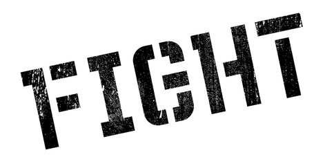 Fight rubber stamp. Grunge design with dust scratches. Effects can be easily removed for a clean, crisp look. Color is easily changed.