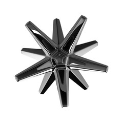 abstract metal shape