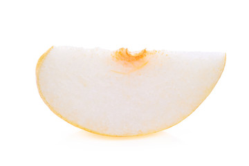 chinese pear isolated on white background