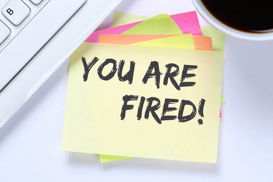 You are fired employee losing jobs, job working unemployed busin