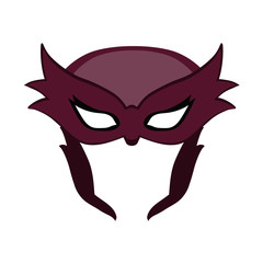 mask of superhero flat icon