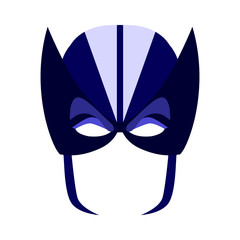 mask of superhero flat icon