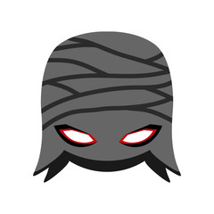 mask of superhero flat icon