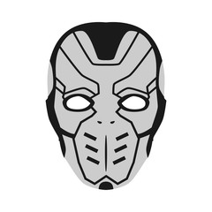 mask of superhero flat icon