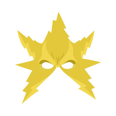 mask of superhero flat icon