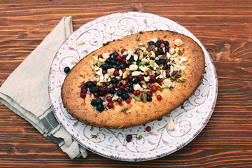 Appetizing cottage cheese casserole