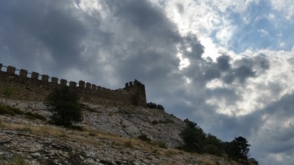 Fototapeta na wymiar citadel in the sky