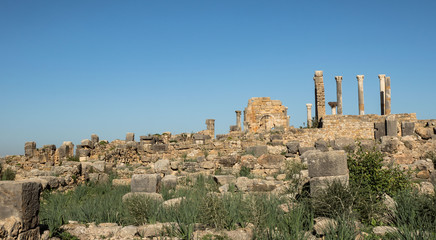 Obraz premium Ausgrabungsstätte Volubilis