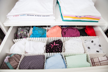 Fragment of a home wardrobe