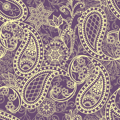 Seamless pattern in ethnic traditional style.