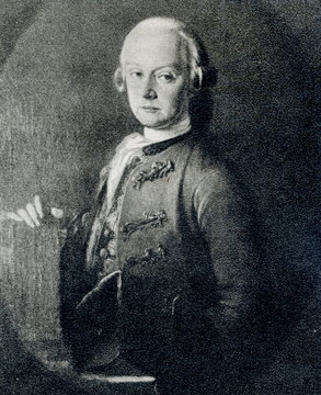 Mozart's father Leopold Mozart, ca. 1765 (by Pietro Antonio Lorenzoni?)
