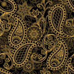 Seamless pattern in ethnic traditional style.