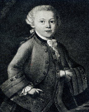 Portrait Of The Child Mozart ((1763, By Lorenzoni?) 