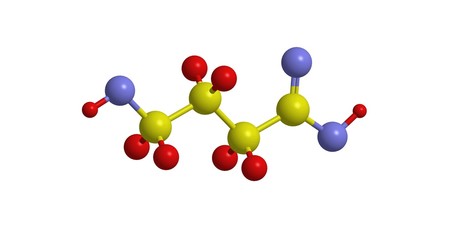 Molecular structure of Hydroxybutyric acid