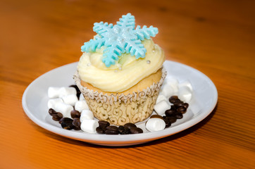 cupcakes on a plate