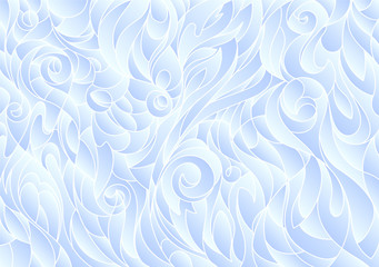 abstract blue floral pattern