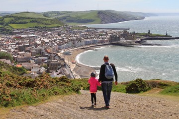 Blick auf Aberystwyth (Wales)